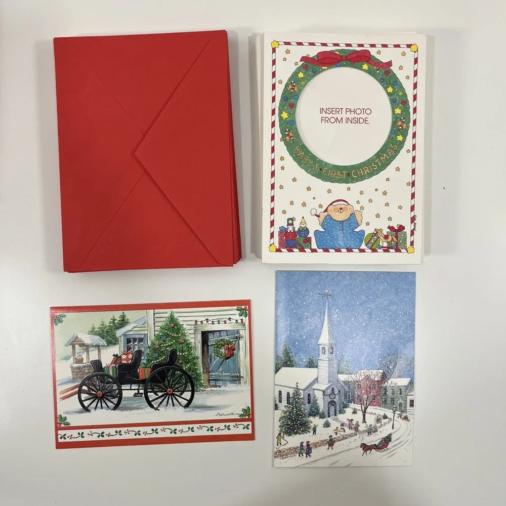 Lot of Misc‎ New Holiday / Birthday / Christmas Cards Invitations With Envelopes
